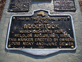 Woodstock Plaque